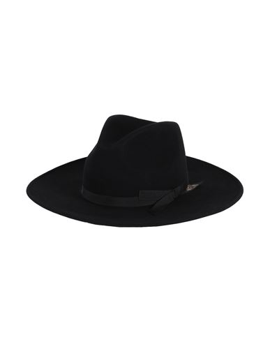Borsalino Man Hat Black Size L Wool