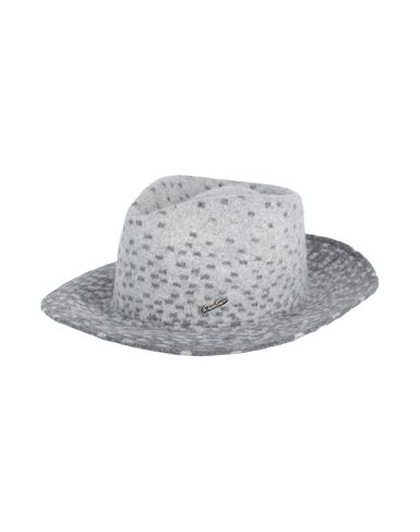 Borsalino Hat Light Grey Size L Wool