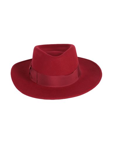 Borsalino Woman Hat Red Size L Wool