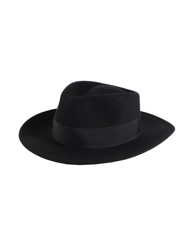 Shop Borsalino Woman Hat Black Size L Wool