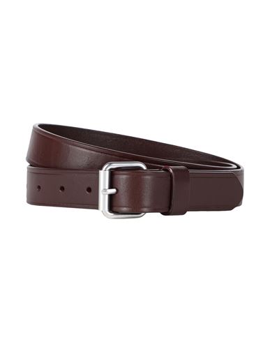 Arket Man Belt Dark Brown Size S Bovine Leather