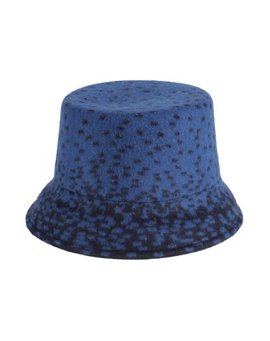 Borsalino Hat Bright Blue Size L Wool