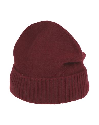 Vince . Man Hat Burgundy Size Onesize Cashmere In Red