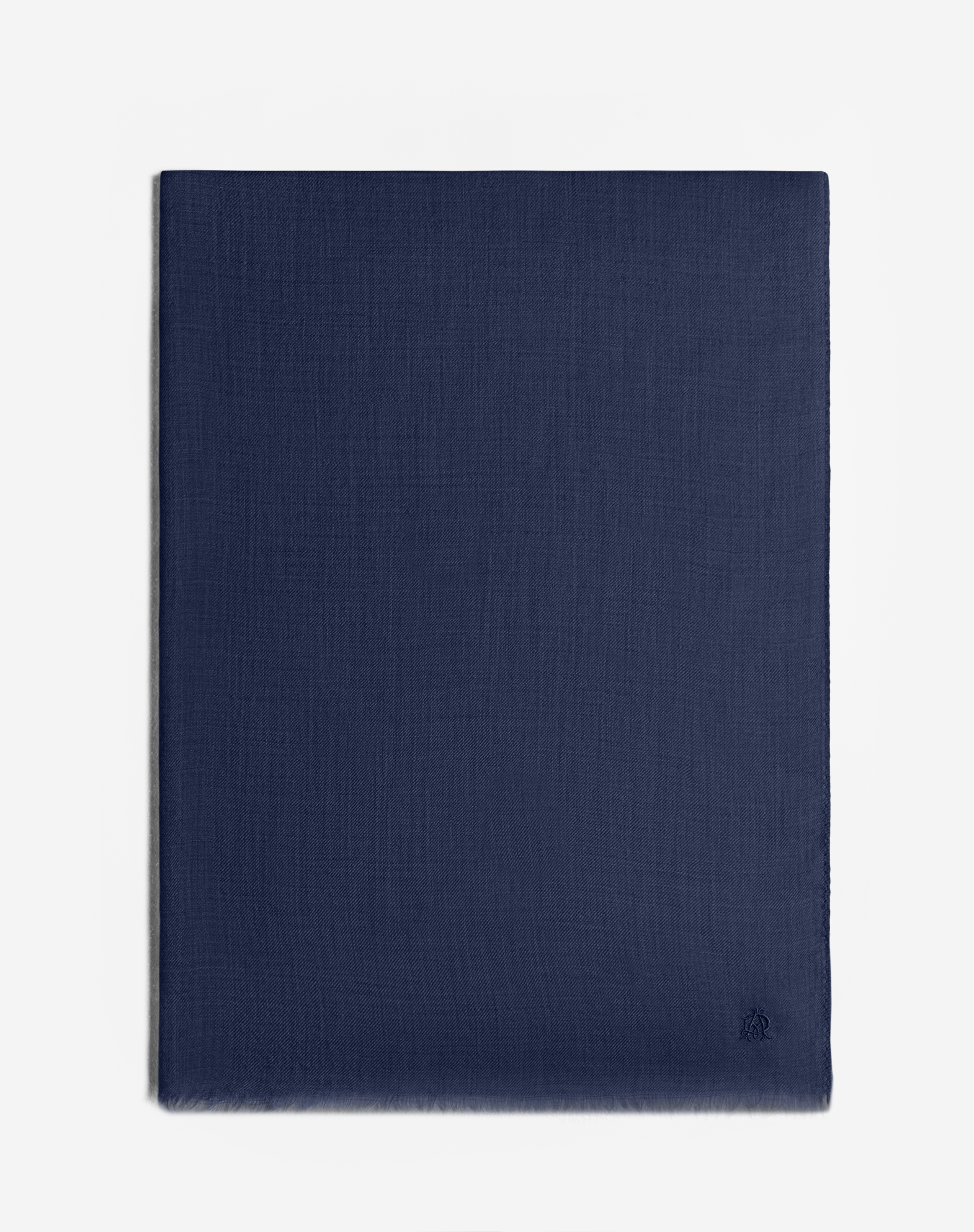 Shop Dunhill Lightweight Cashmere Scarf In Blue