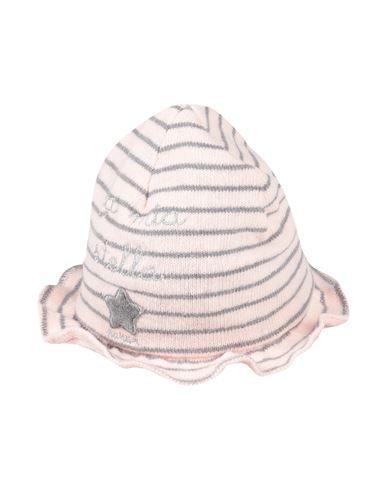 Nanán Babies'  Newborn Girl Hat Pink Size 1 Cotton, Acrylic, Elastane, Viscose, Polyester