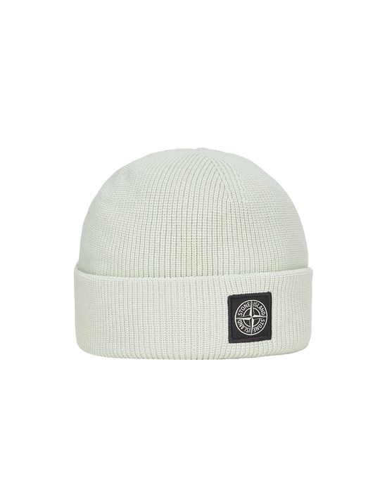 Hat Man N02D7 RIBBED SOFT ORGANIC COTTON Front STONE ISLAND