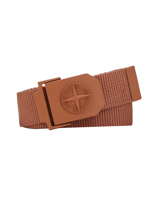 Stone Island Ceinture Rouge Polyester, Polyamide In Red