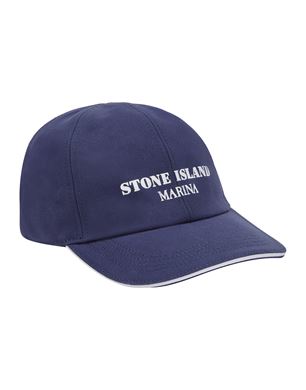 Stone Island Junior embroidered-logo baseball cap - Yellow