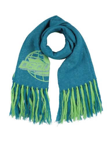Dsquared2 Man Scarf Deep Jade Size - Acrylic, Mohair Wool, Polyamide, Modal In Green