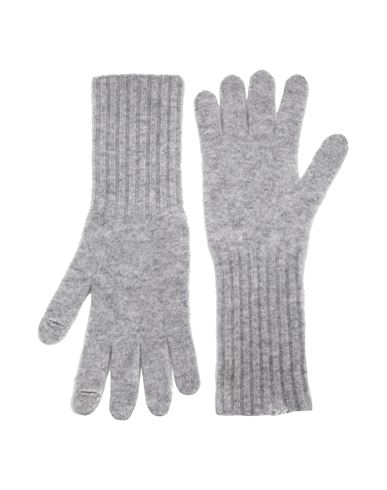 Vince . Woman Gloves Light Grey Size Onesize Cashmere