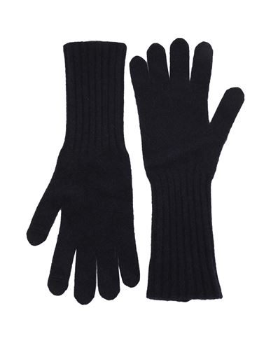 Vince . Woman Gloves Midnight Blue Size Onesize Cashmere