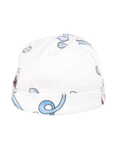 Mini Rodini Babies'  Newborn Hat White Size 14.2 Cotton