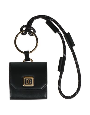 Dolce & Gabbana Woman Document Holder Black Size - Calfskin