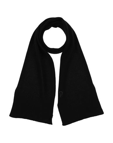 Shop Dondup Woman Scarf Black Size - Cashmere, Virgin Wool