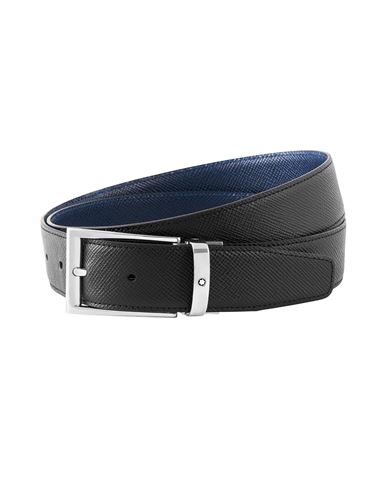 Montblanc Man Belt Black Soft Leather Cover