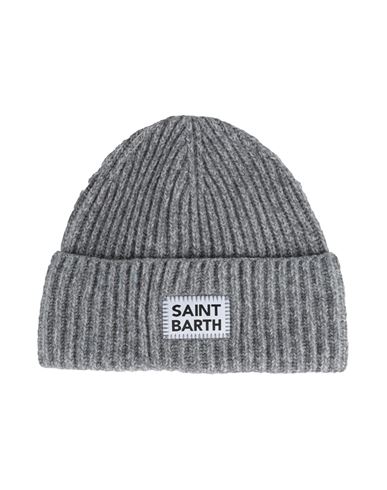 Mc2 Saint Barth Wengen Man Hat Grey Size Onesize Wool, Polyamide
