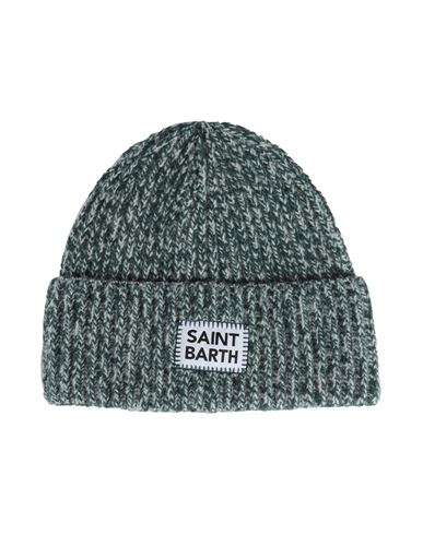Mc2 Saint Barth Wengen Man Hat Dark Green Size Onesize Wool, Polyamide