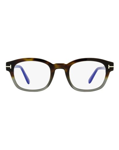 Tom Ford Blue Block Tf5808b Eyeglasses Man Eyeglass Frame Grey Size 49 Acetate