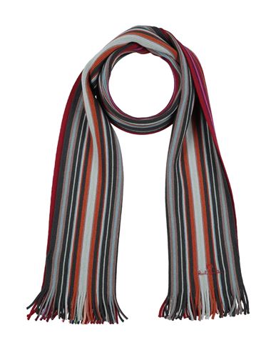 Shop Ps By Paul Smith Ps Paul Smith Man Scarf Burgundy Size - Wool In Red