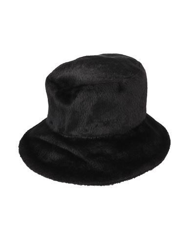 Borsalino Hat Black Size L Alpaca Wool, Virgin Wool
