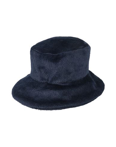 Borsalino Hat Midnight Blue Size L Alpaca Wool, Virgin Wool