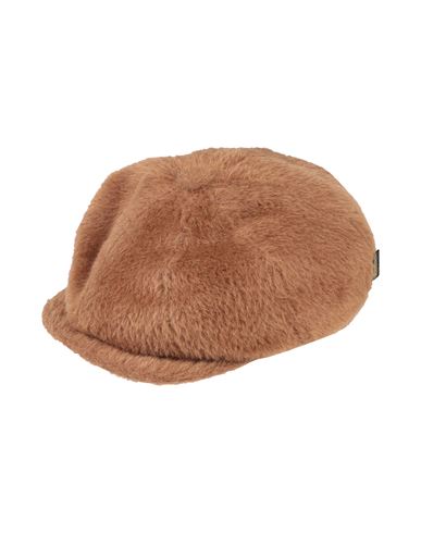 Borsalino Hat Camel Size 7 ⅜ Alpaca Wool, Virgin Wool In Beige