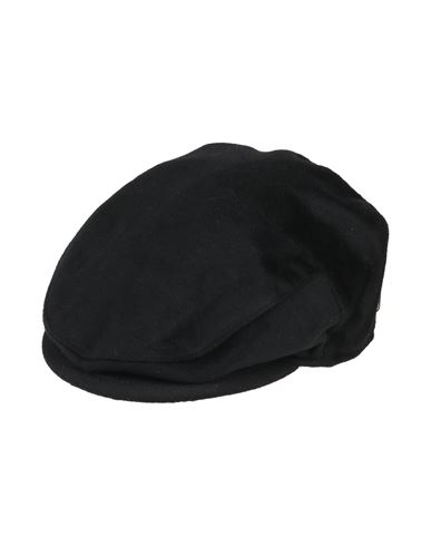 Borsalino Man Hat Black Size 7 ¼ Virgin Wool