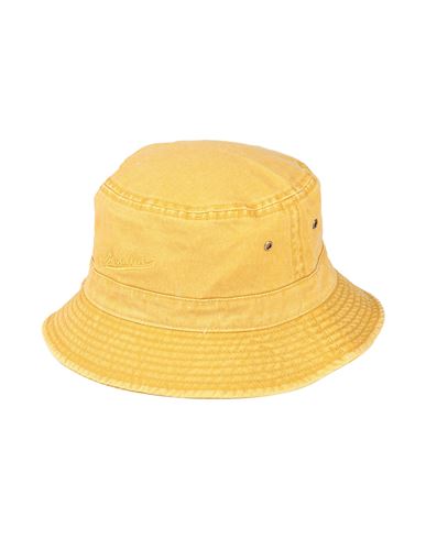 Borsalino Man Hat Ocher Size Xl Cotton In Yellow