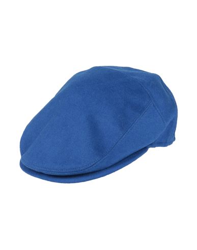 Borsalino Woman Hat Blue Size 7 Cashmere