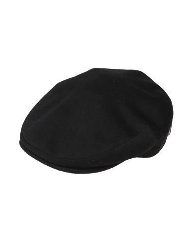Borsalino Man Hat Black Size 7 ¼ Virgin Wool