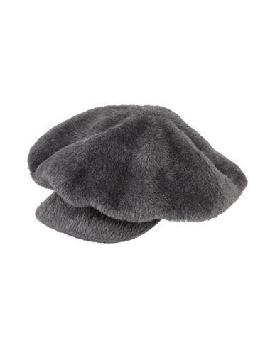 Borsalino Woman Hat Lead Size 6 ⅞ Alpaca Wool, Virgin Wool In Grey