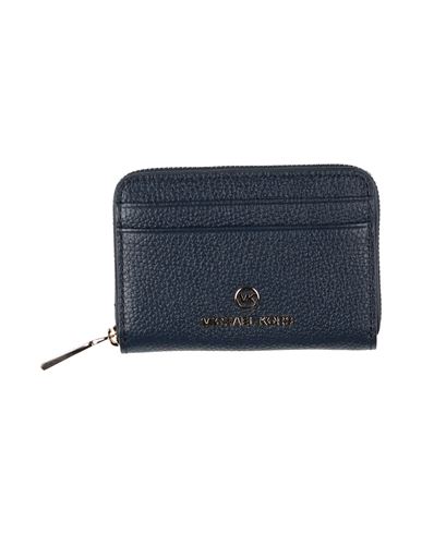 Michael Michael Kors Woman Wallet Midnight Blue Size - Soft Leather