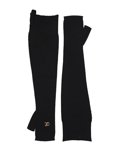 Dolce & Gabbana Woman Gloves Black Size M Virgin Wool