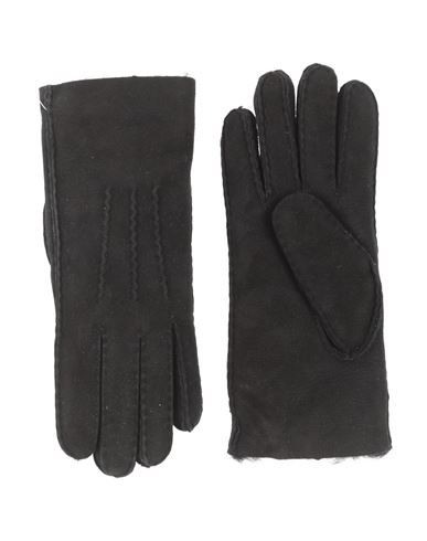 Shop Emu Australia Woman Gloves Black Size Xs/s Soft Leather