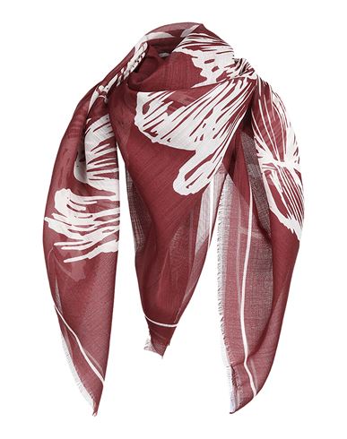 Liviana Conti Woman Scarf Burgundy Size - Wool, Silk In Red