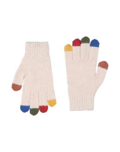Bobo Choses Babies'  Toddler Girl Gloves Ivory Size 6 Recycled Polyester, Polyester, Synthetic Fibers, Polyam In White