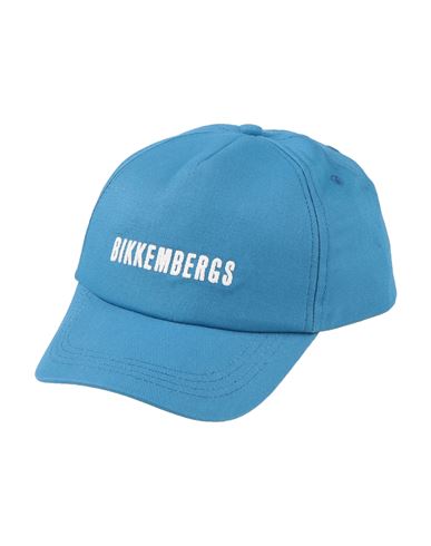 Shop Bikkembergs Toddler Boy Hat Azure Size Onesize Cotton In Blue