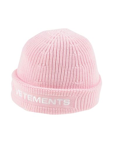 Vetements Woman Hat Pink Size Onesize Merino Wool