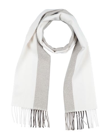 Shop Arte Cashmere Woman Scarf Ivory Size - Cashmere, Wool In White