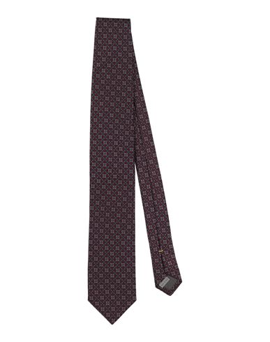 Canali Man Ties & Bow Ties Burgundy Size - Silk In Red