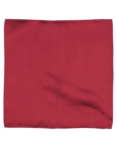 Shop Emporio Armani Man Scarf Burgundy Size - Silk In Red
