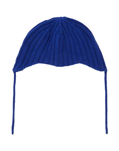 8 By Yoox Recycled Wool Aviator Hat Woman Hat Bright Blue Size Onesize Recycled Wool