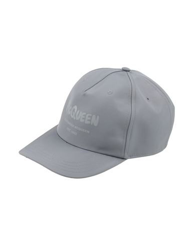 Alexander Mcqueen Man Hat Light Grey Size L Polyester