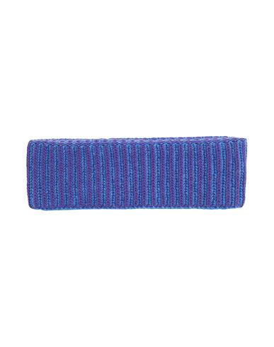 8 By Yoox Recycled Wool Headband Woman Hair Accessory Blue Size - Recycled Wool, Wool