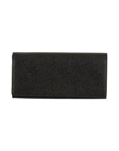 Valextra Woman Wallet Black Size - Calfskin