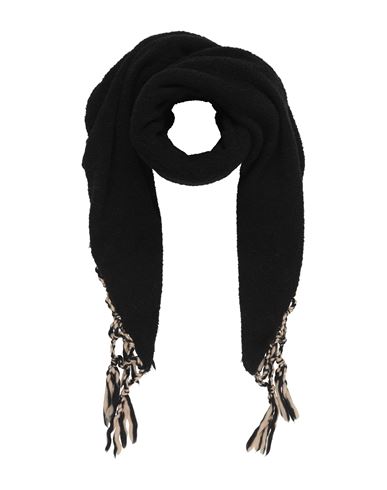 Les Copains Woman Scarf Black Size - Wool, Acrylic