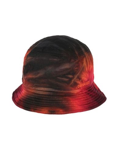 Dsquared2 Man Hat Red Size L Cotton