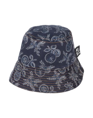 Etro Woman Hat Navy Blue Size 7 ⅛ Cotton, Polyester