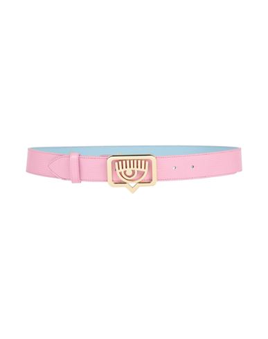 Chiara Ferragni Woman Belt Pink Size 32 Polyurethane