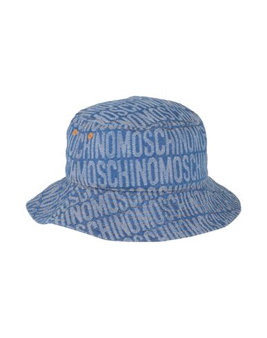 Moschino Blue Cotton Blend Hat